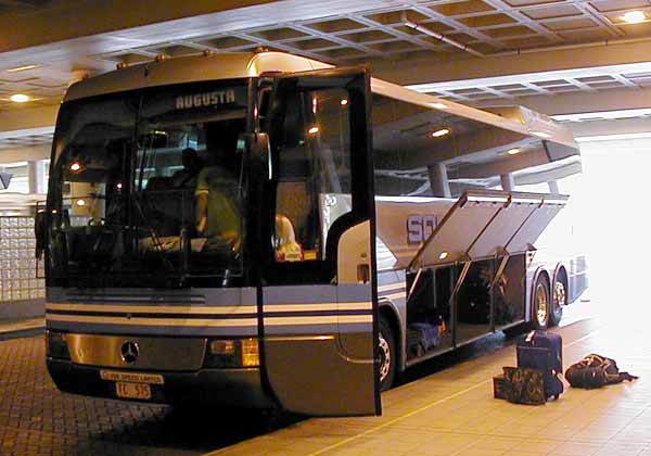 South West Coach Lines Mercedes O404 APG Majestic TC575